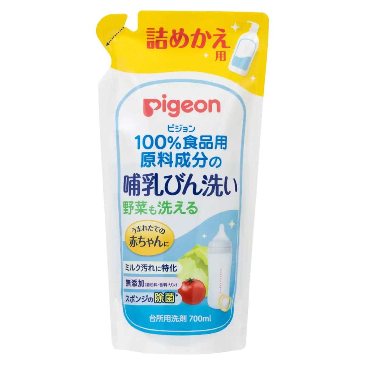 PIGEON Bottle Cleanser Refill, 700ml
