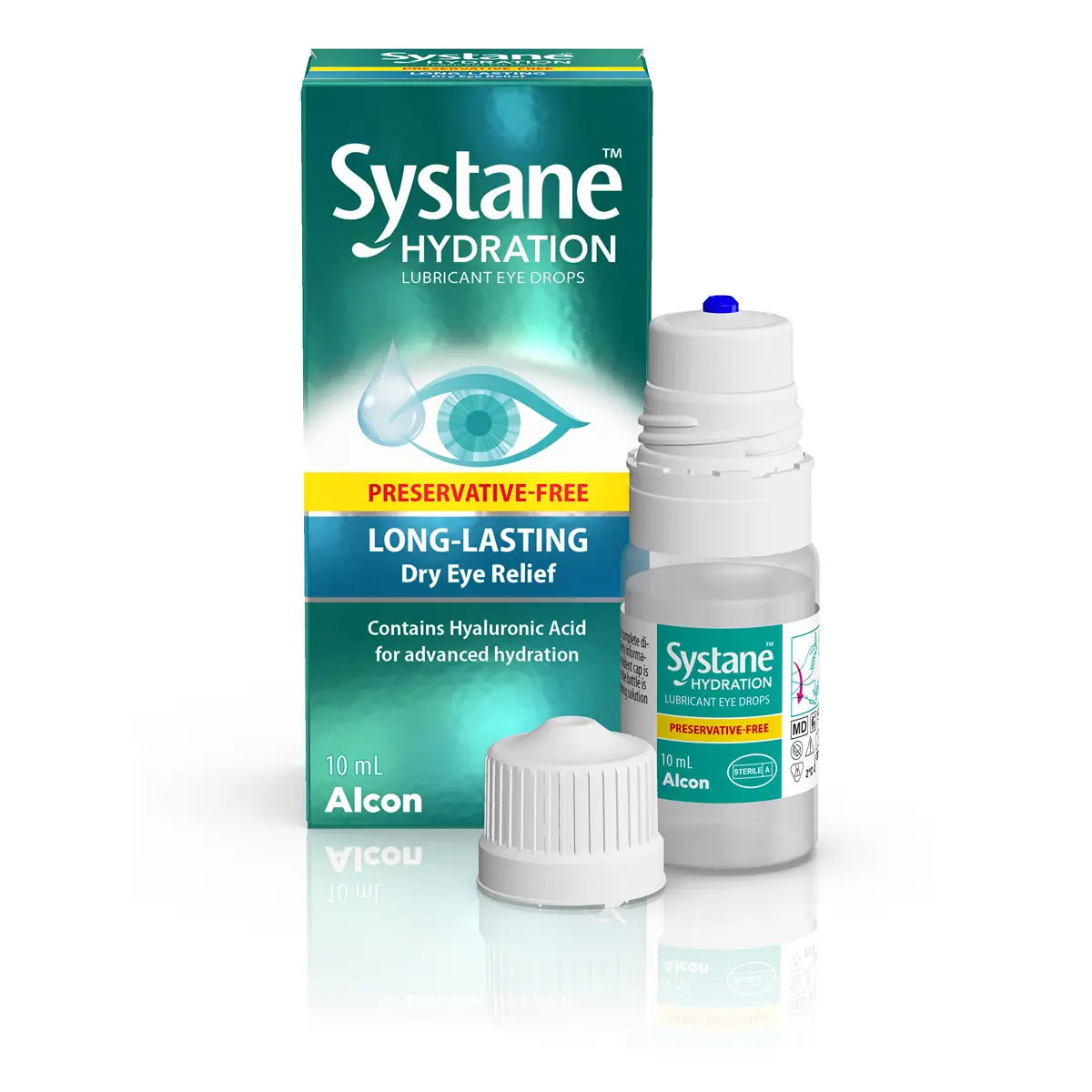Alcon Systane Hydration Multidose Preserative Free Lubricant Eye Drops 10ml