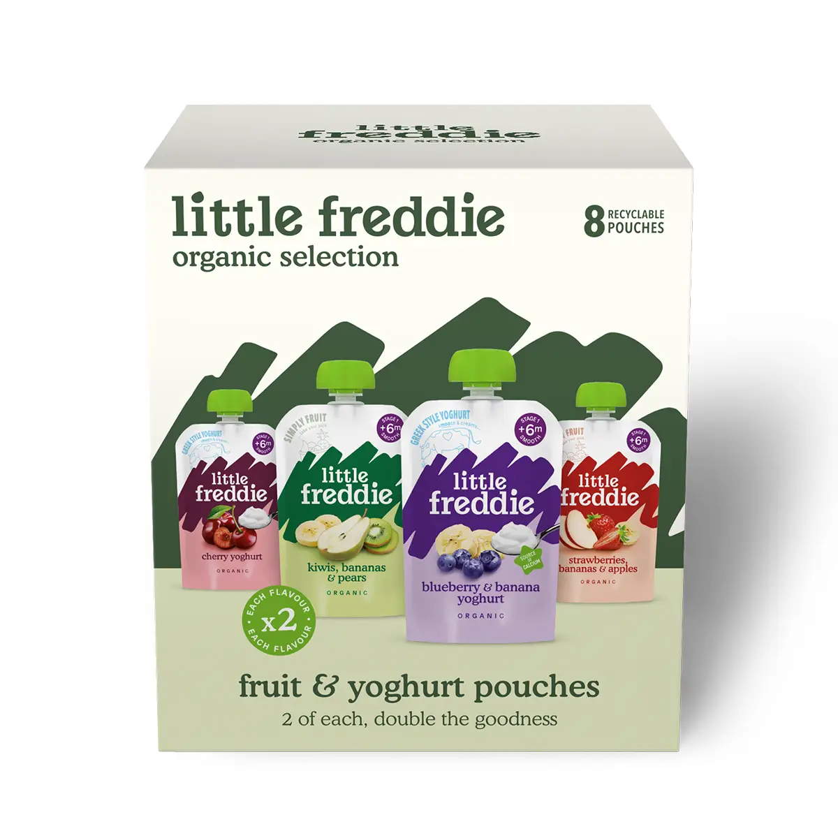 Little Freddie Organic Fruit & Yoghurt Set 1 set