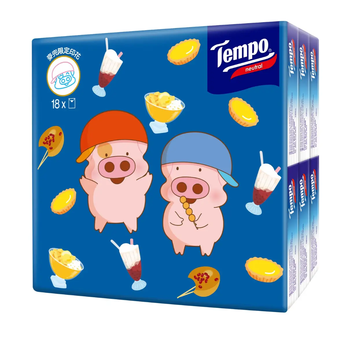Tempo Petite Neutral 7pcs x 18 Bags (Random Delivery)