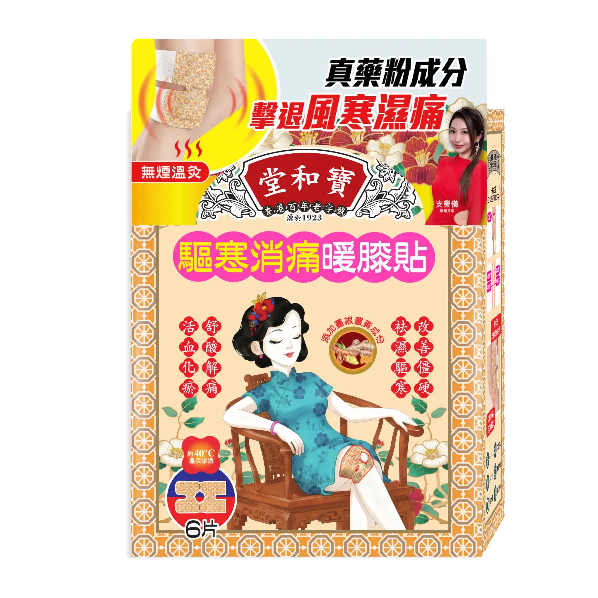 寶和堂驅寒消痛暖膝貼6片