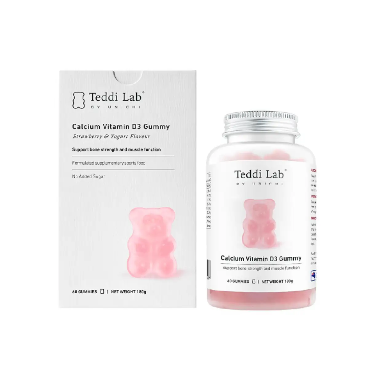 Unichi小熊鈣維他命D3軟糖 60粒