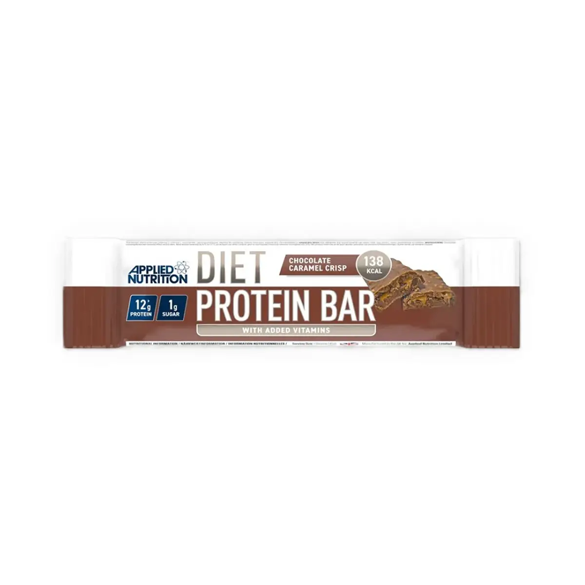 Applied Nutrition Chocolate Caramel Crisp Diet Protein Bar 45g