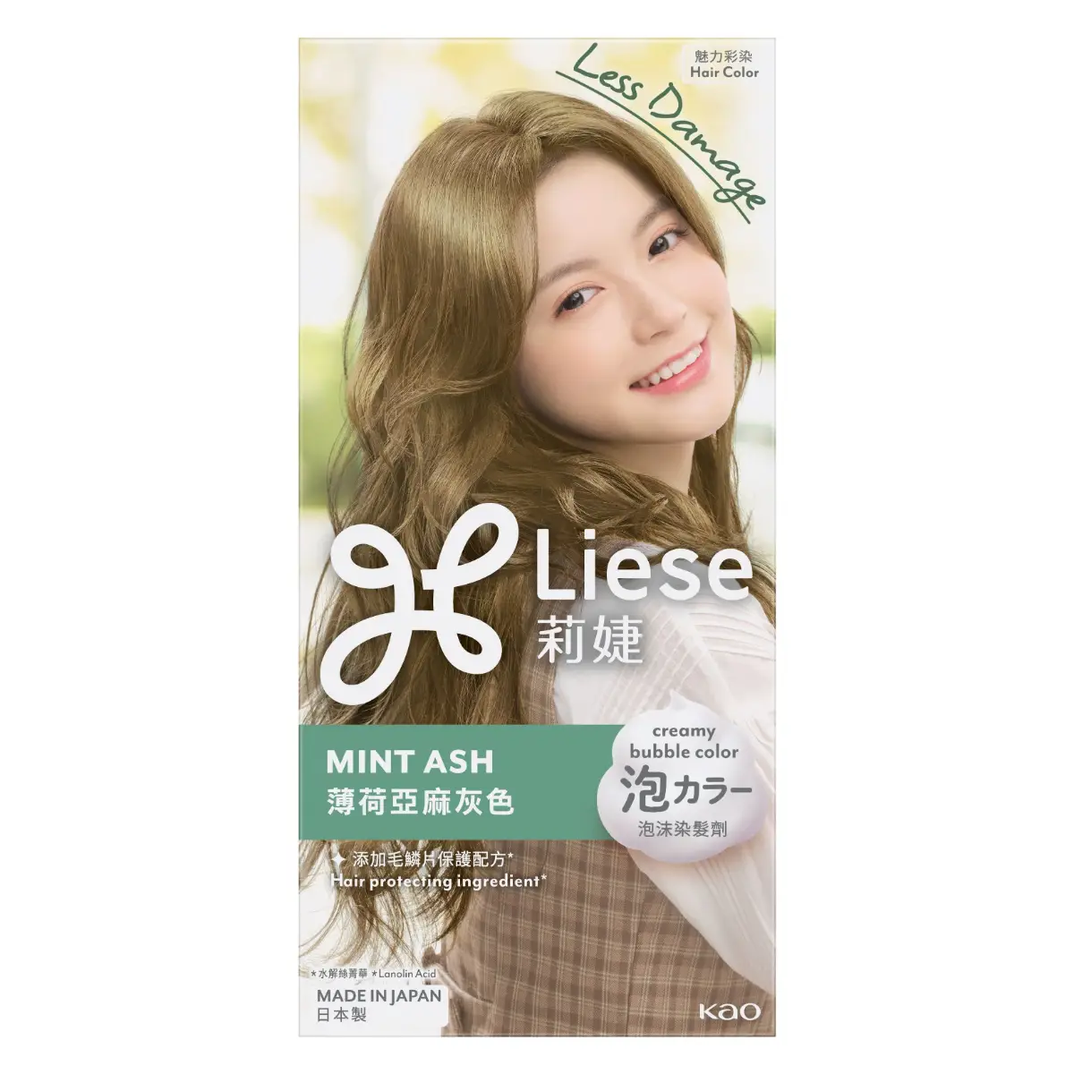 Liese Creamy Bubble Color (Mint Ash) 1 Box