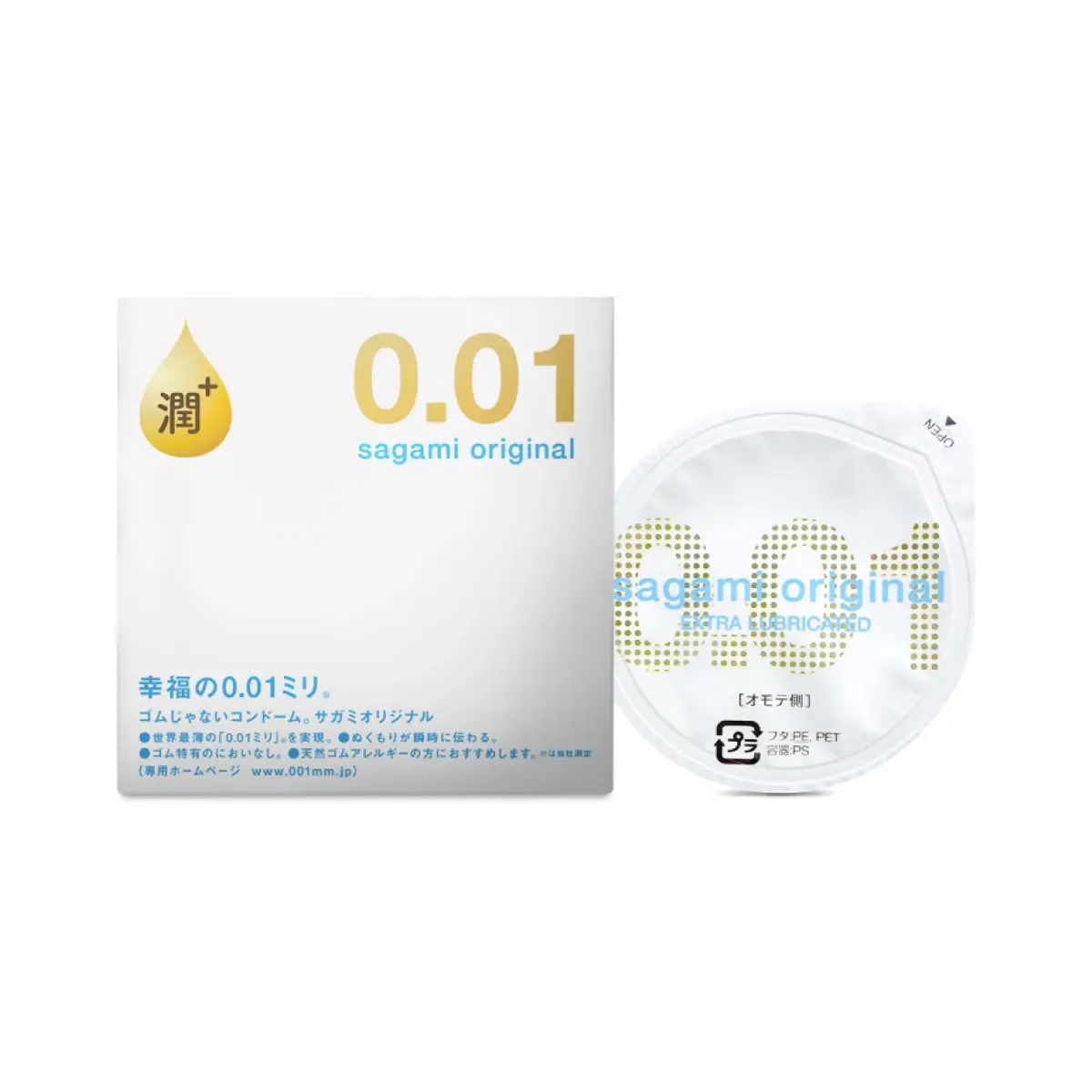 Sagami Original 0.01 Extra Lube 1s