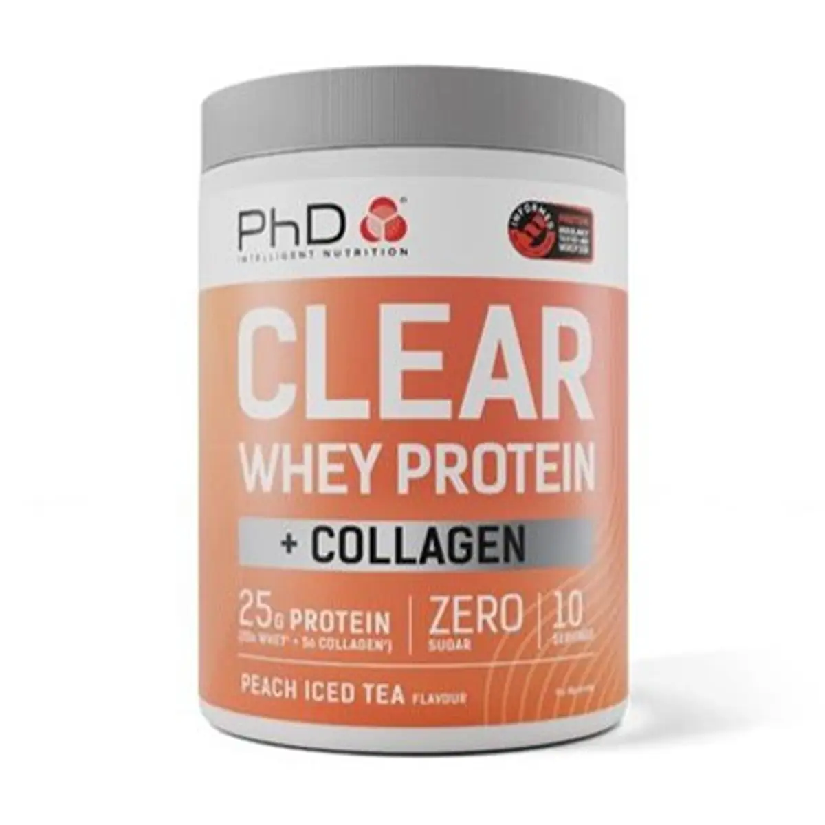 PhD Clear Whey Protein + Collegen Peach Iced Tea 300g
