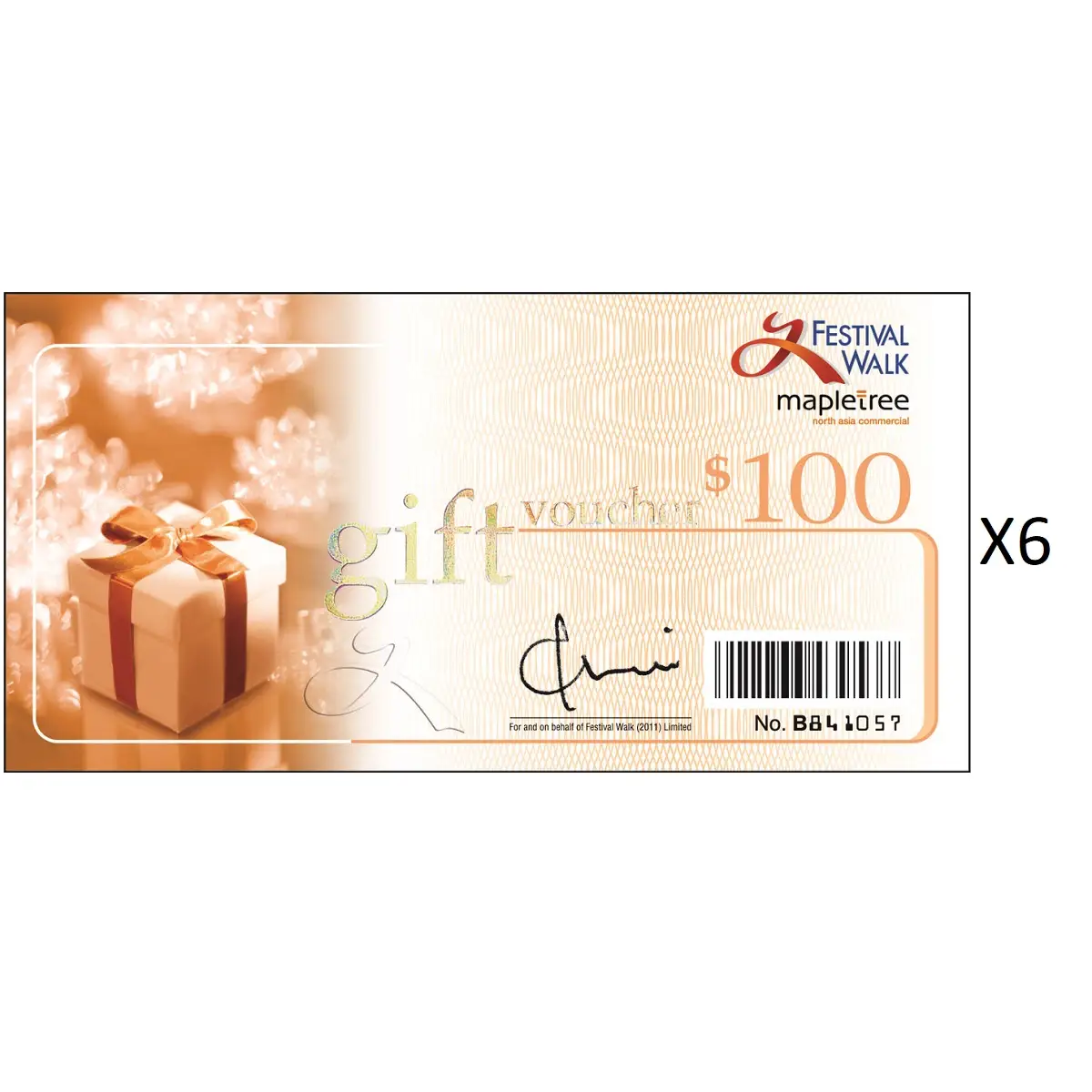 FESTIVAL WALK GV $100X6-F (Home Delivery Only)