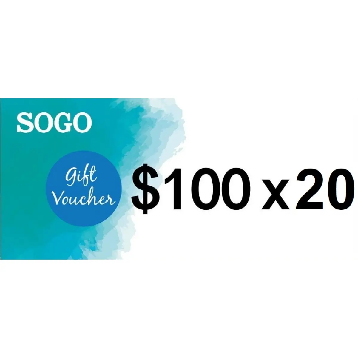 Sogo $2000 Gift Voucher(Eugene Baby Expo Only)