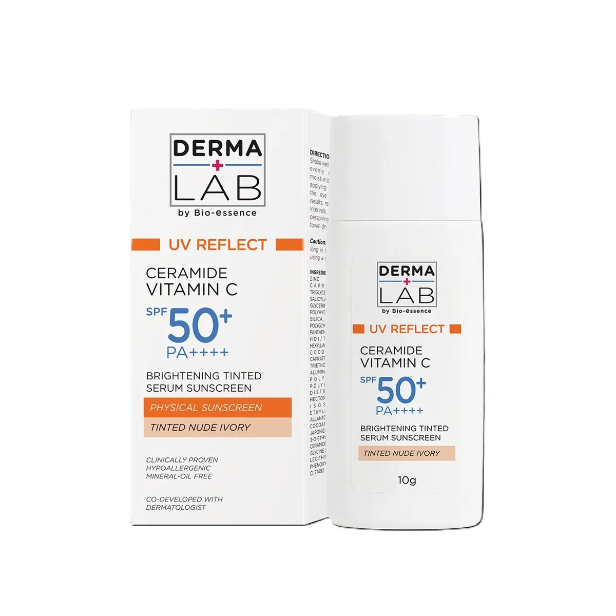 Derma Lab Brightening Tinted Serum Sunscreen SPF50+ PA++++ 10g
