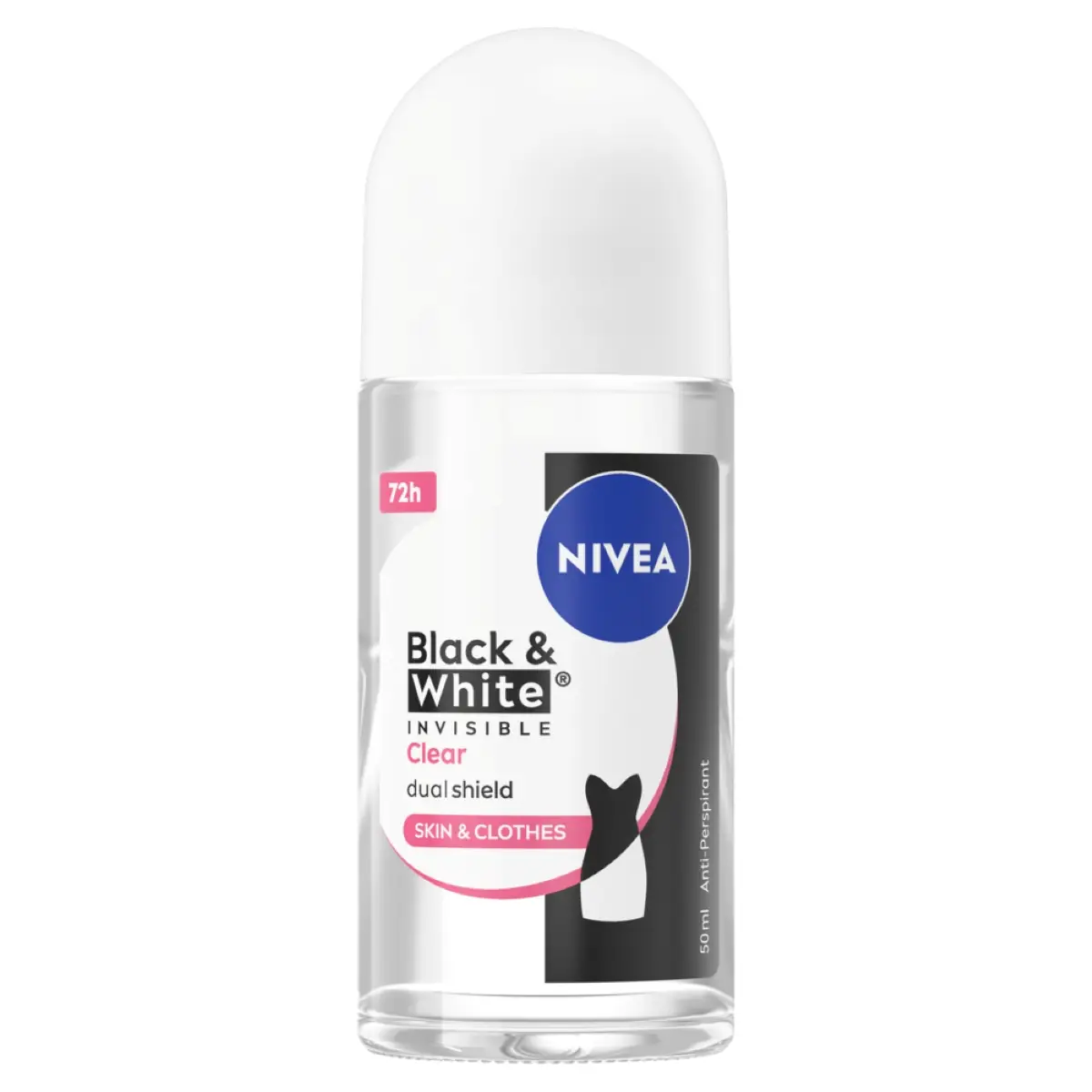 Nivea Black & White Invisible Clear Roll-on 50ml