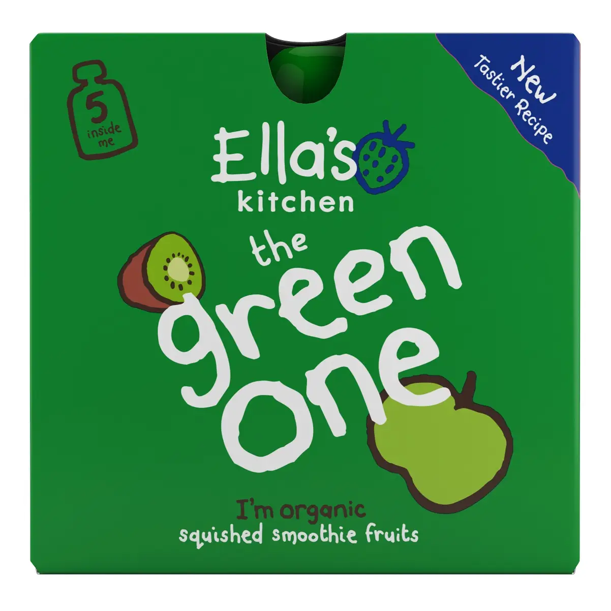 Ella's Kitchen The Green One Smoothie 90g x 5 Packs