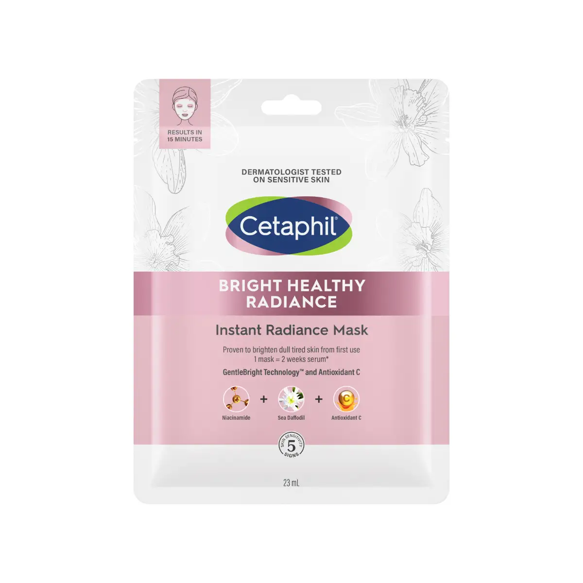 Cetaphil Bright Healthy Radiance Instant Radiance Mask 1pc