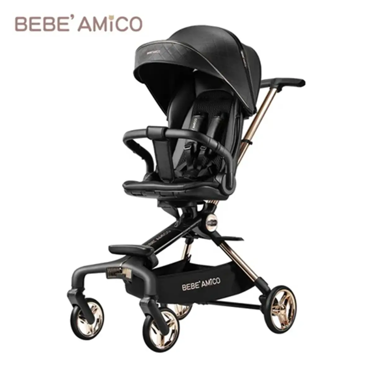 Bebe Amico X7 Baby Stroller 1pc (Home Delivery Only)