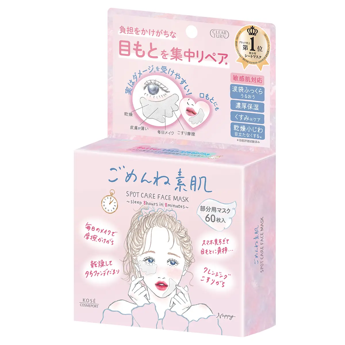 Kose Cosmeport高絲Clear Turn雲朵重點祛皺眼膜 60片