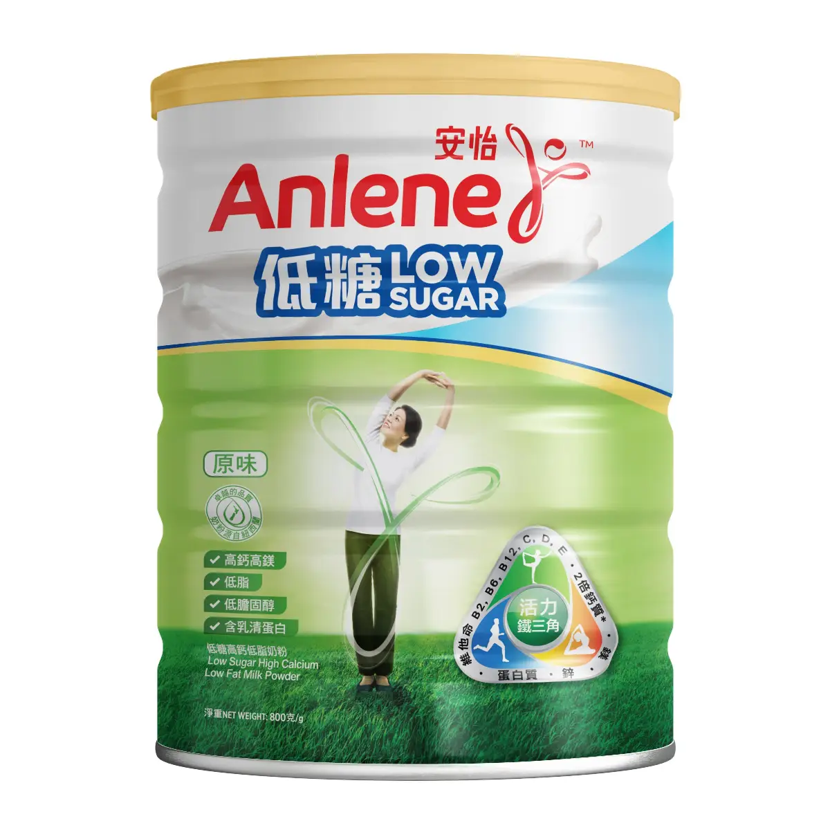 Anlene Low Sugar High Calcium Low Fat Milk Powder 800g