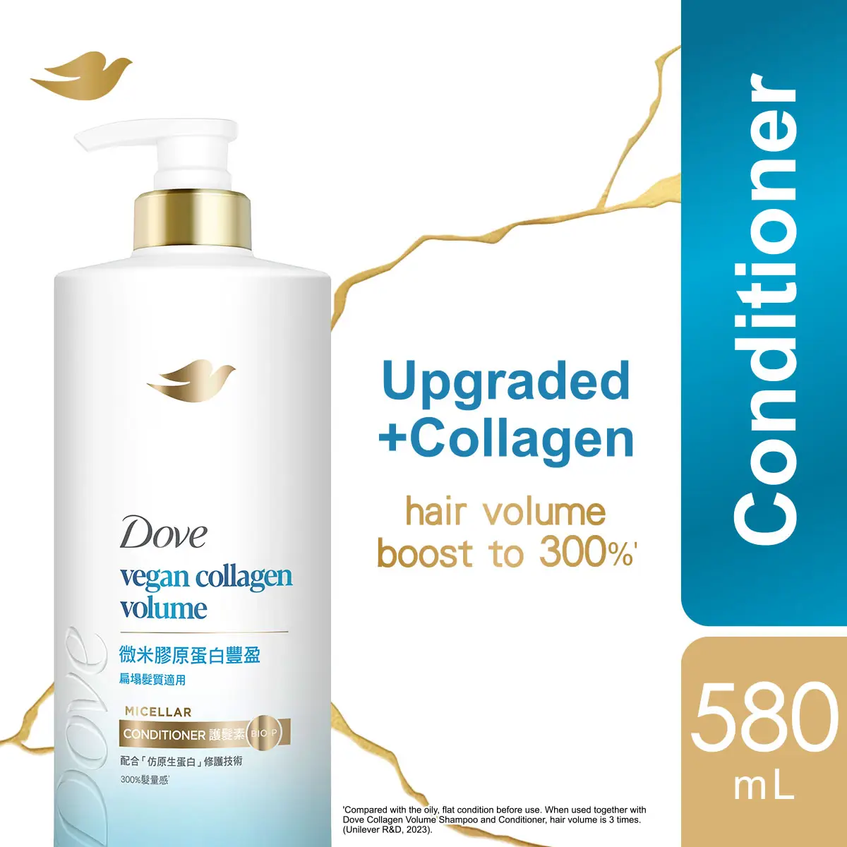 Dove Collagen Volume Conditioner 580ml