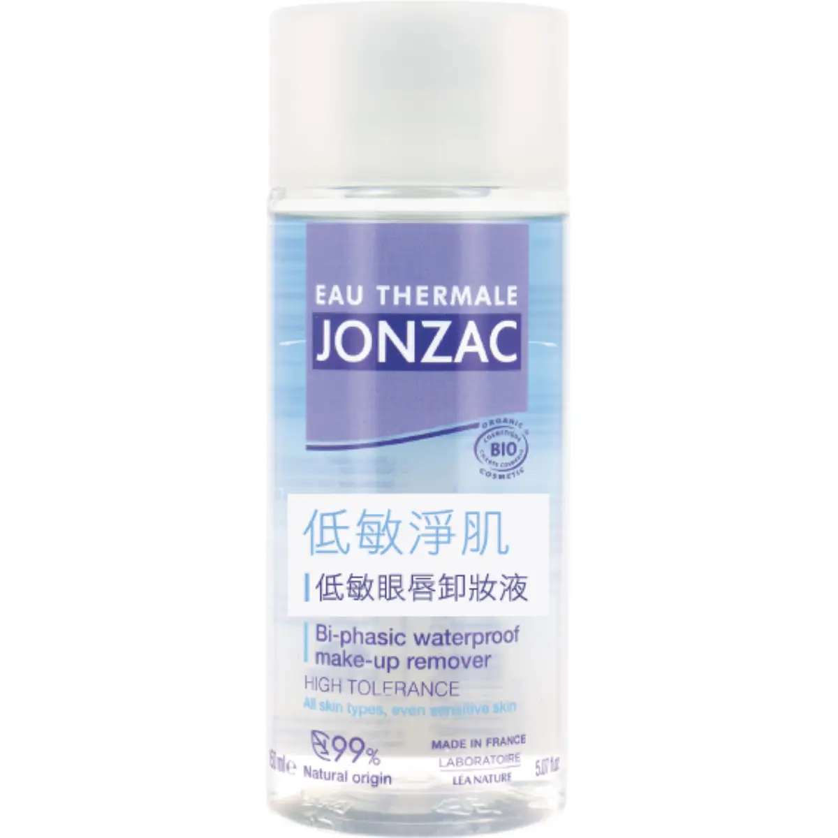 Jonzac Bi-Phasic Waterproof Make-Up Remover 150ml
