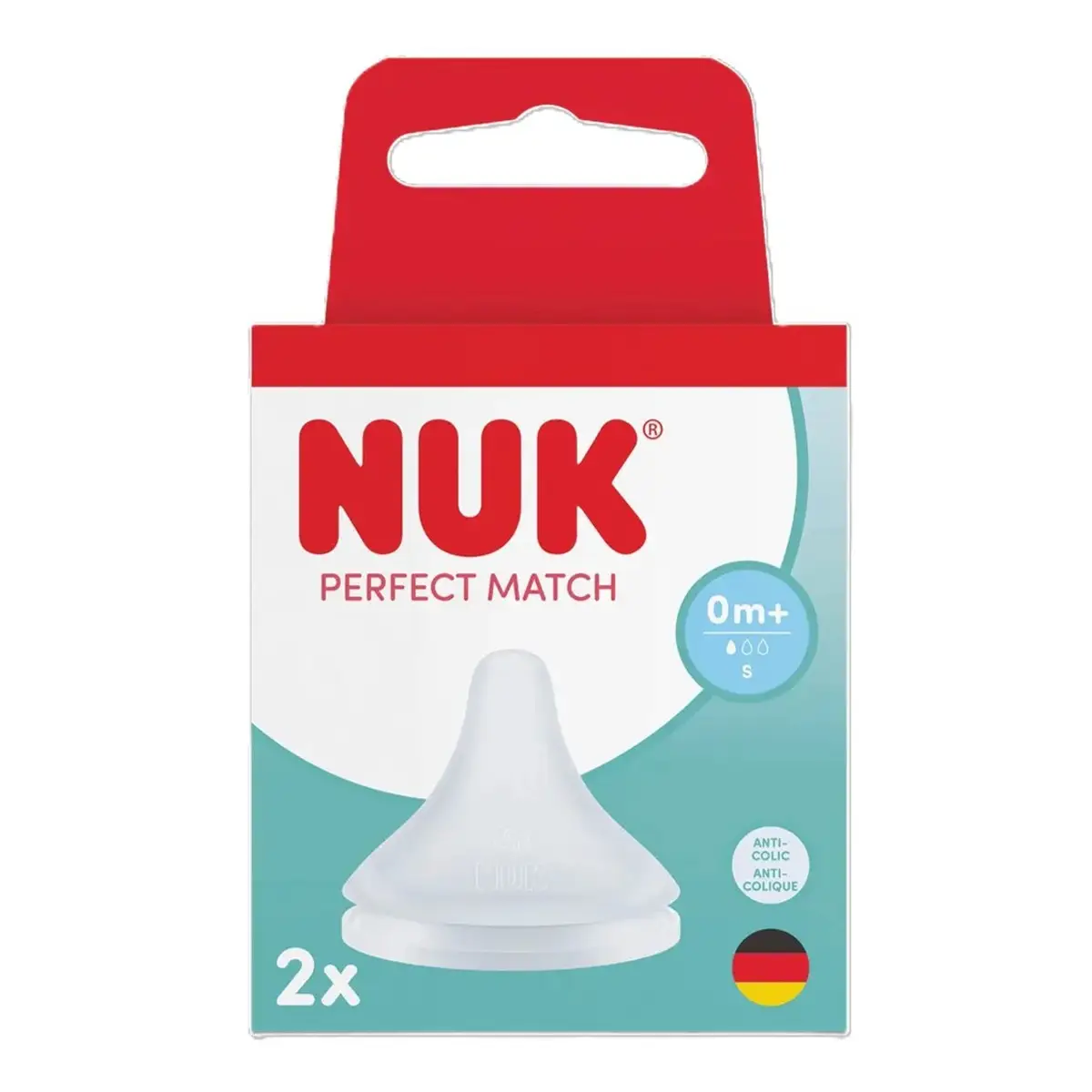 NUK Perfect Match Teats (Size S) 2pcs