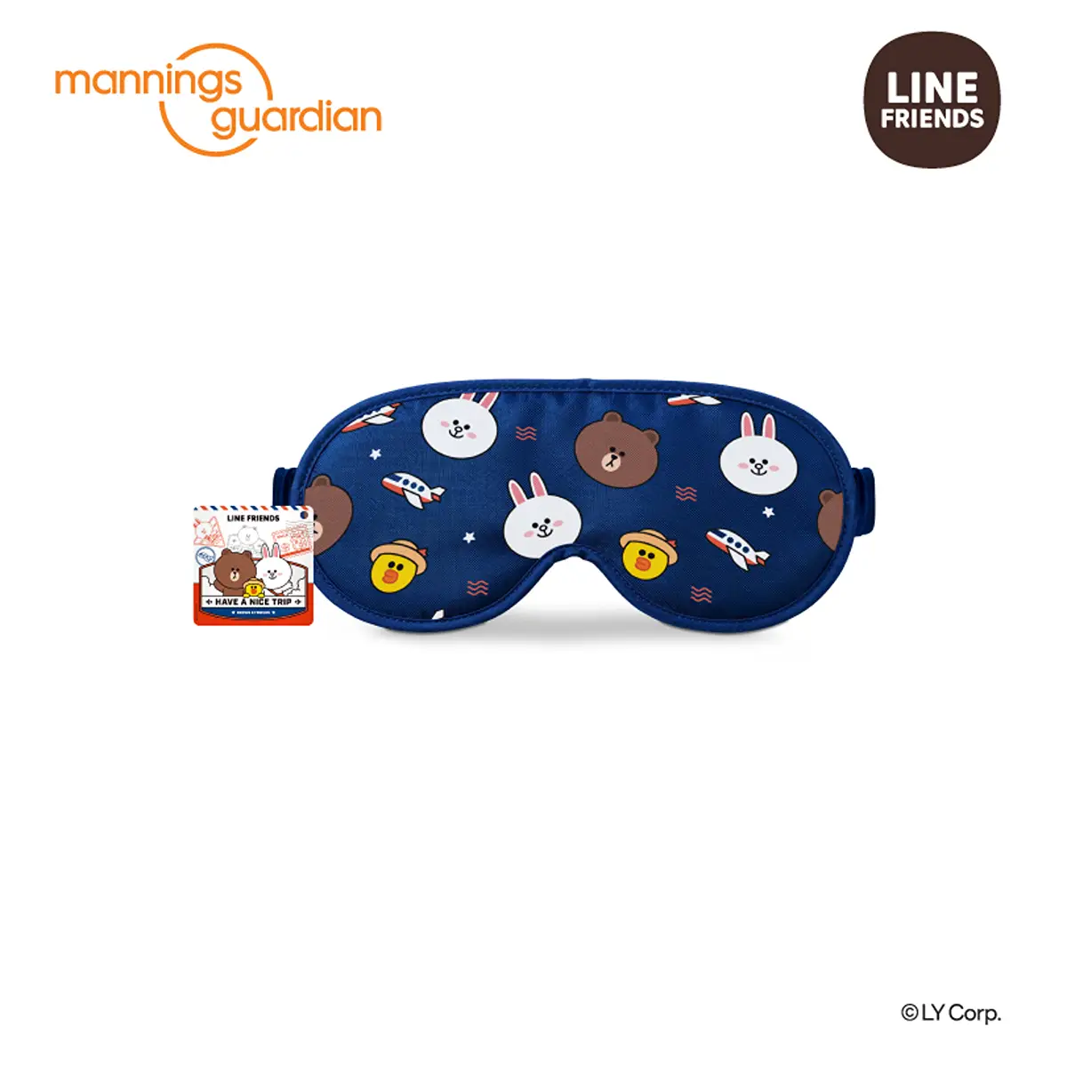 Mannings Guardian Line Friends Travel Eye Mask 1pc