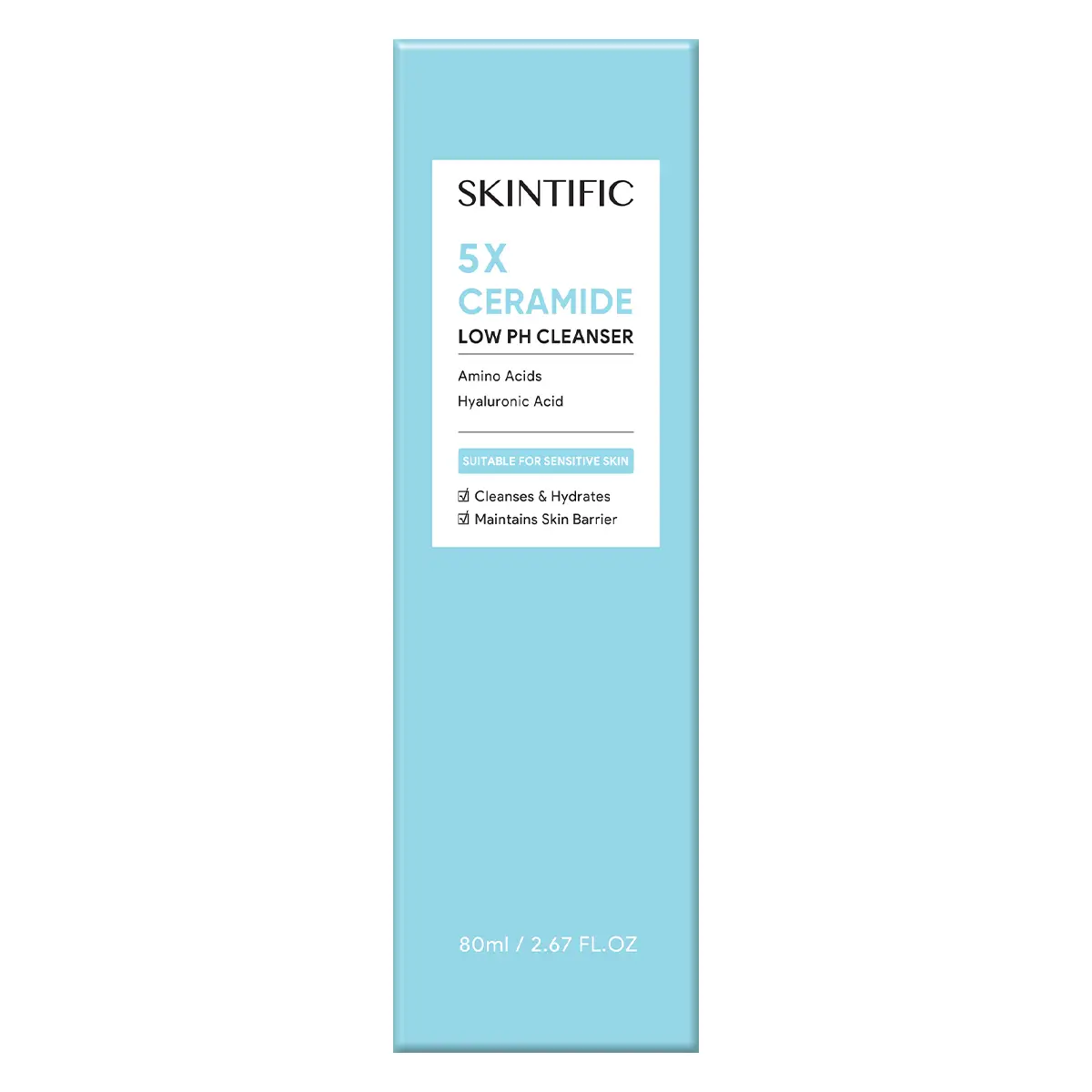 Skintific 5X神經酰胺洗面奶 80毫升