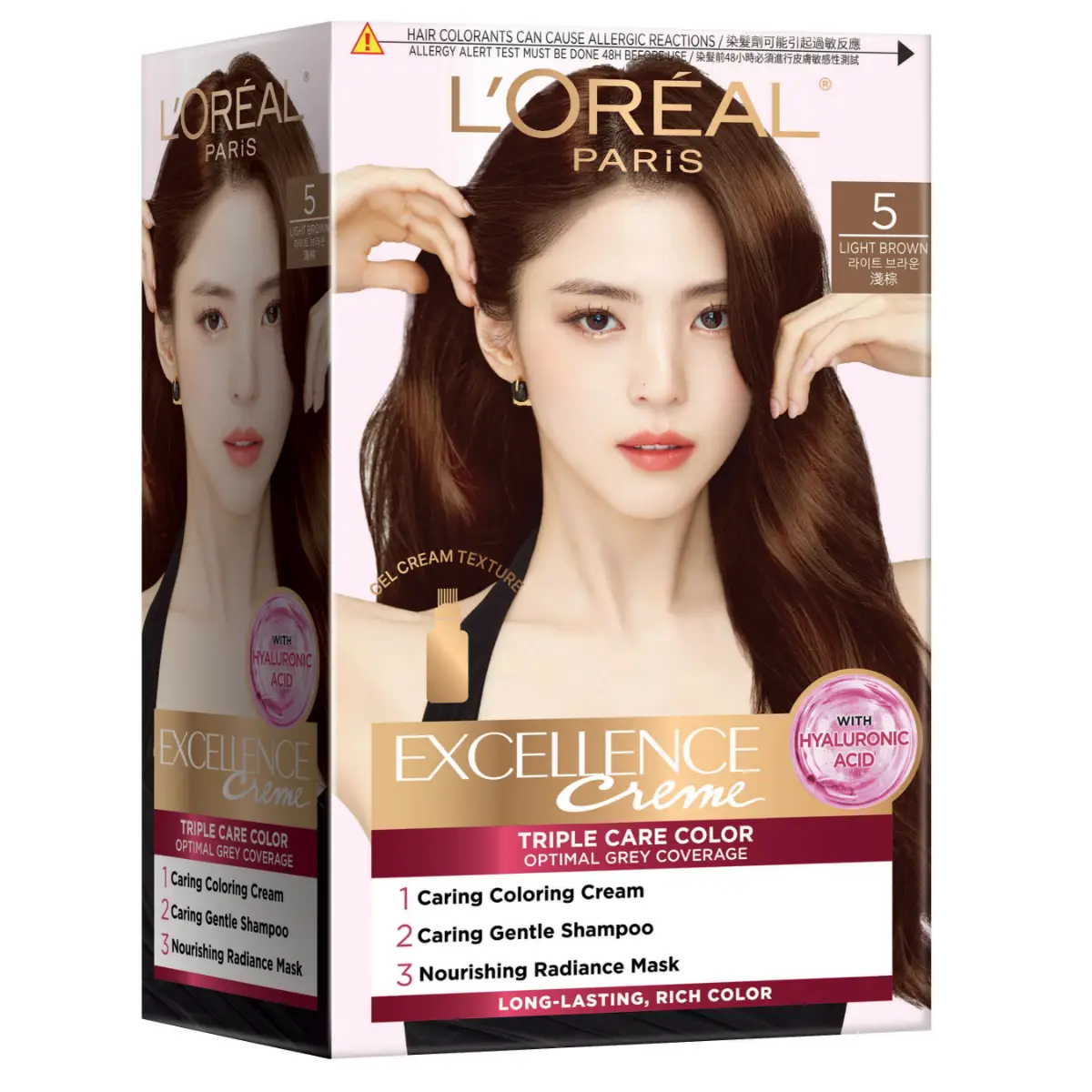 L'Oreal Paris Excellence Creme (5 Light Brown) 1 Box