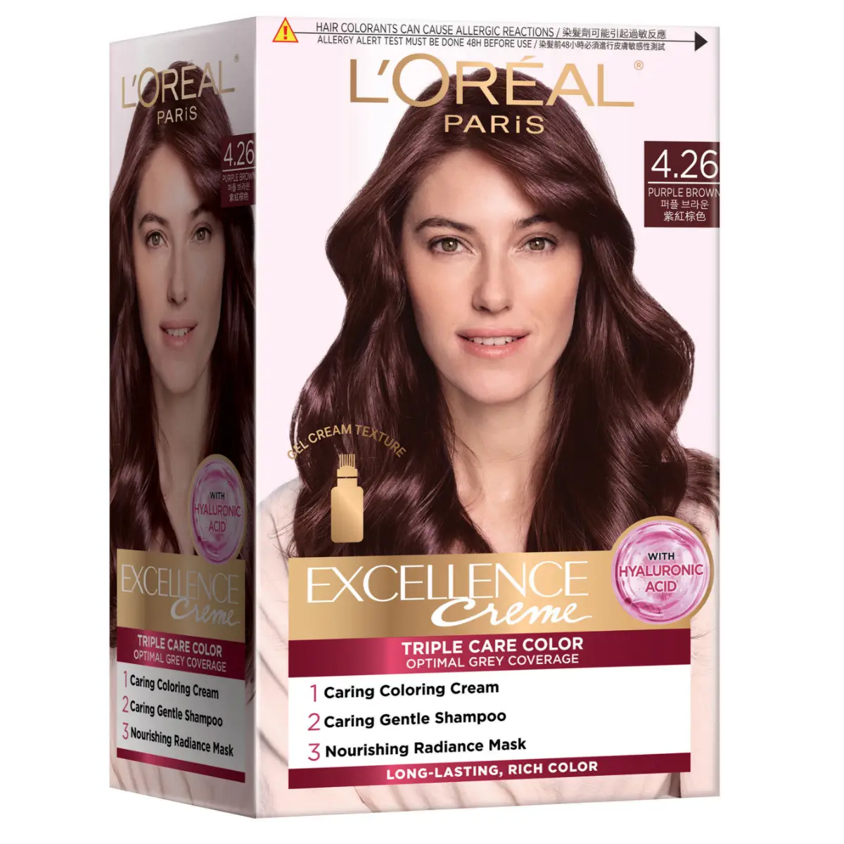 L'Oreal Paris Excellence Creme (4.26 Purple Brown) 1 Box