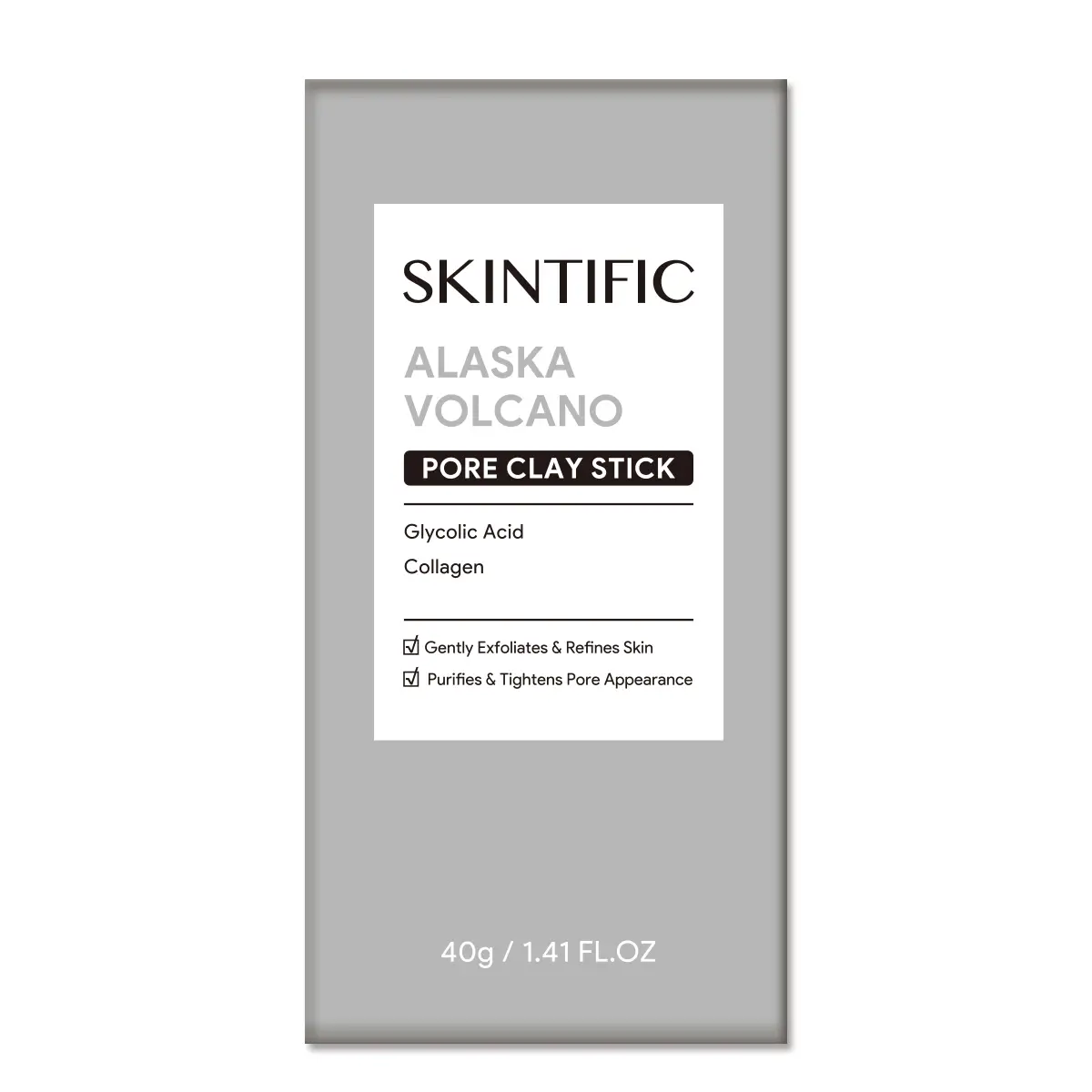 Skintific阿拉斯加火山泥固體泥膜棒 40克
