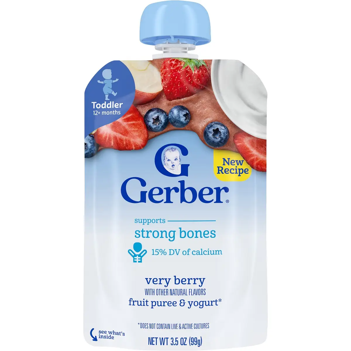 Gerber Very Berry Yogurt Pouch 99g