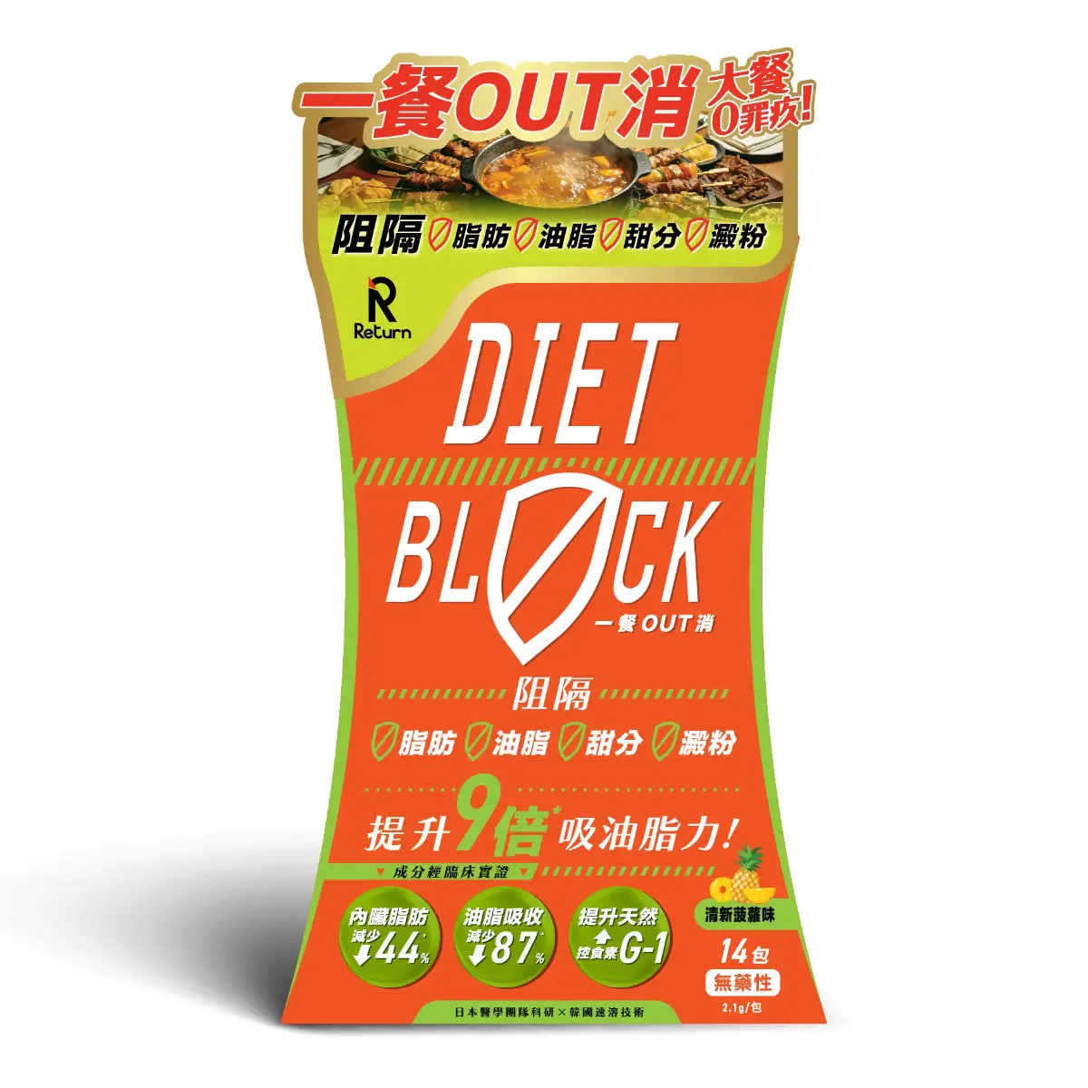 Return Diet Block 14 Sachets