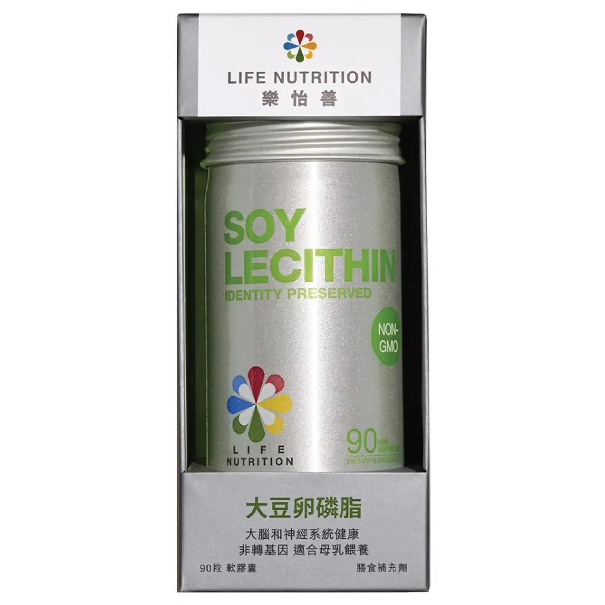 Life Nutrition樂怡善大豆卵磷脂 90粒