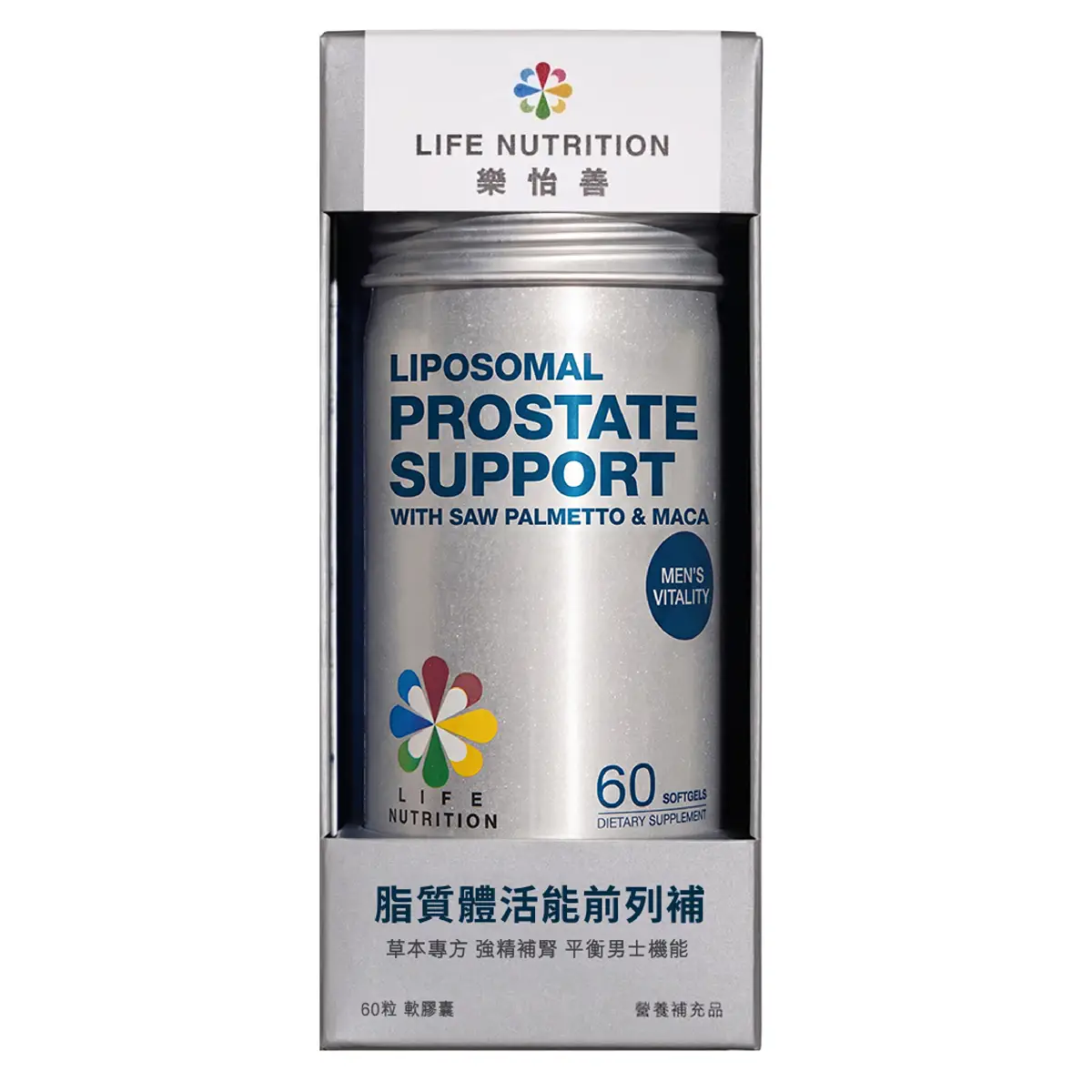 Life Nutrition樂怡善脂質體活能前列補 60粒