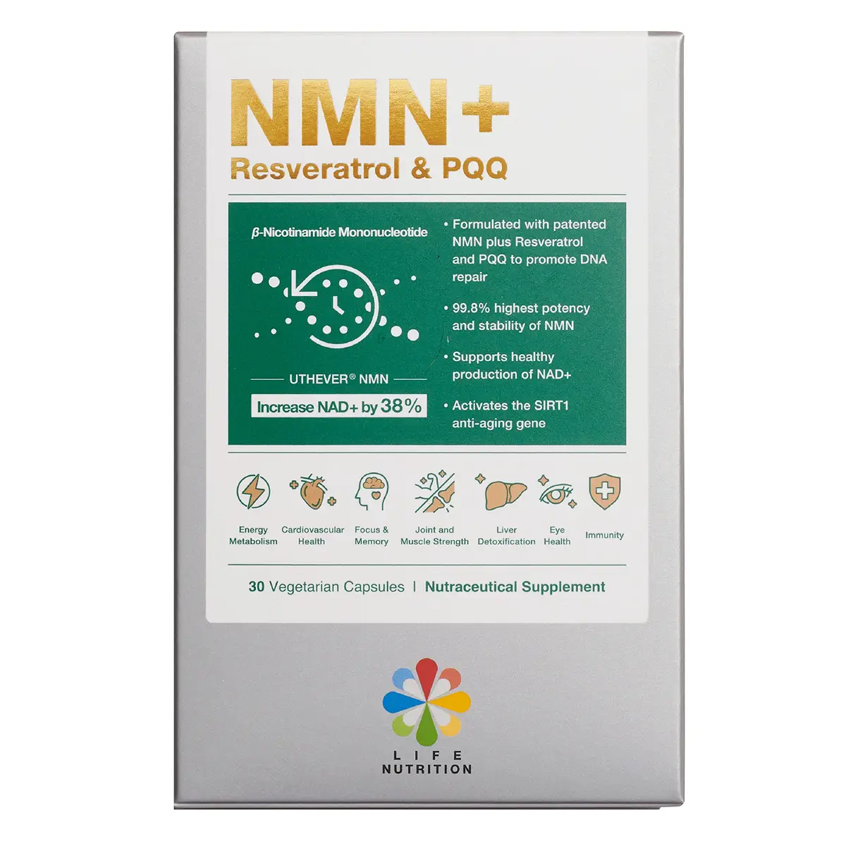 Life Nutrition樂怡善NMN+ 30粒