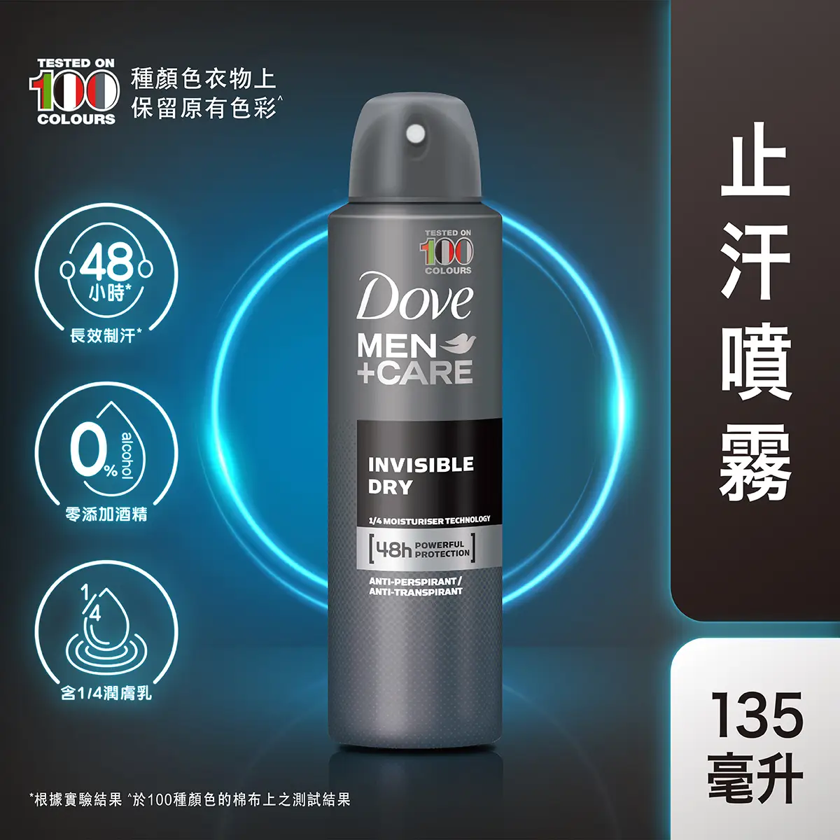 Dove Men Aerosol (Invisible Dry) 135ml