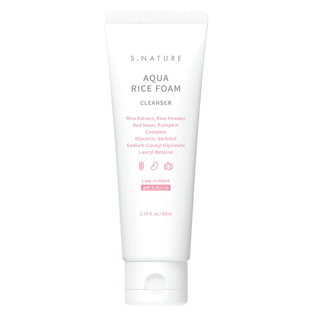 S.Nature Aqua Rice Foam Cleanser 80ml