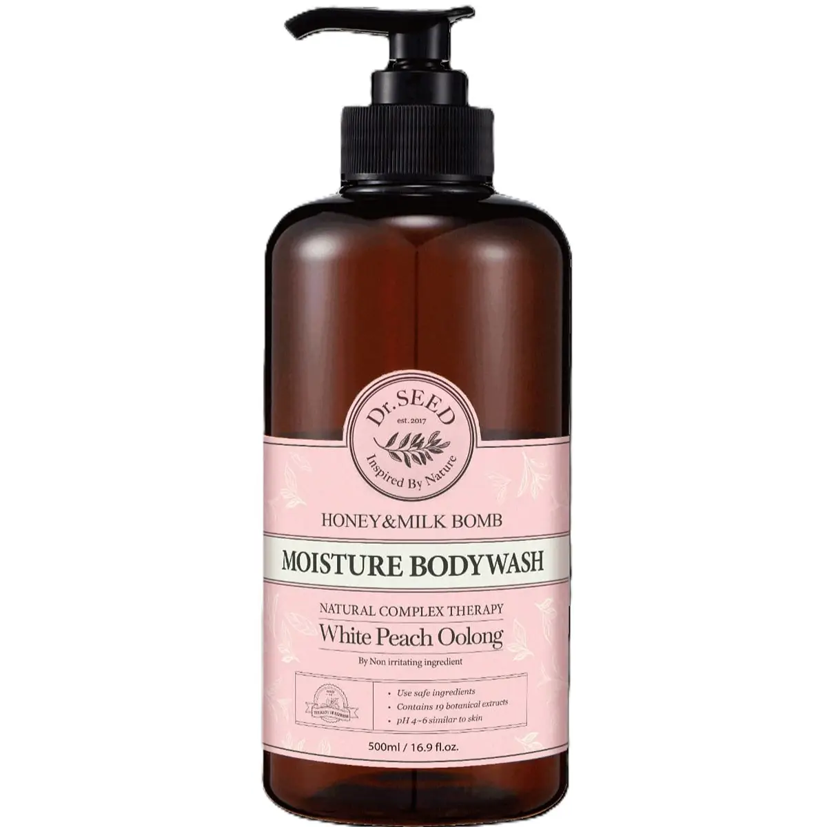 Dr.Seed Honey & Milk Bomb Moisture Body Wash (White Peach Oolong) 500ml