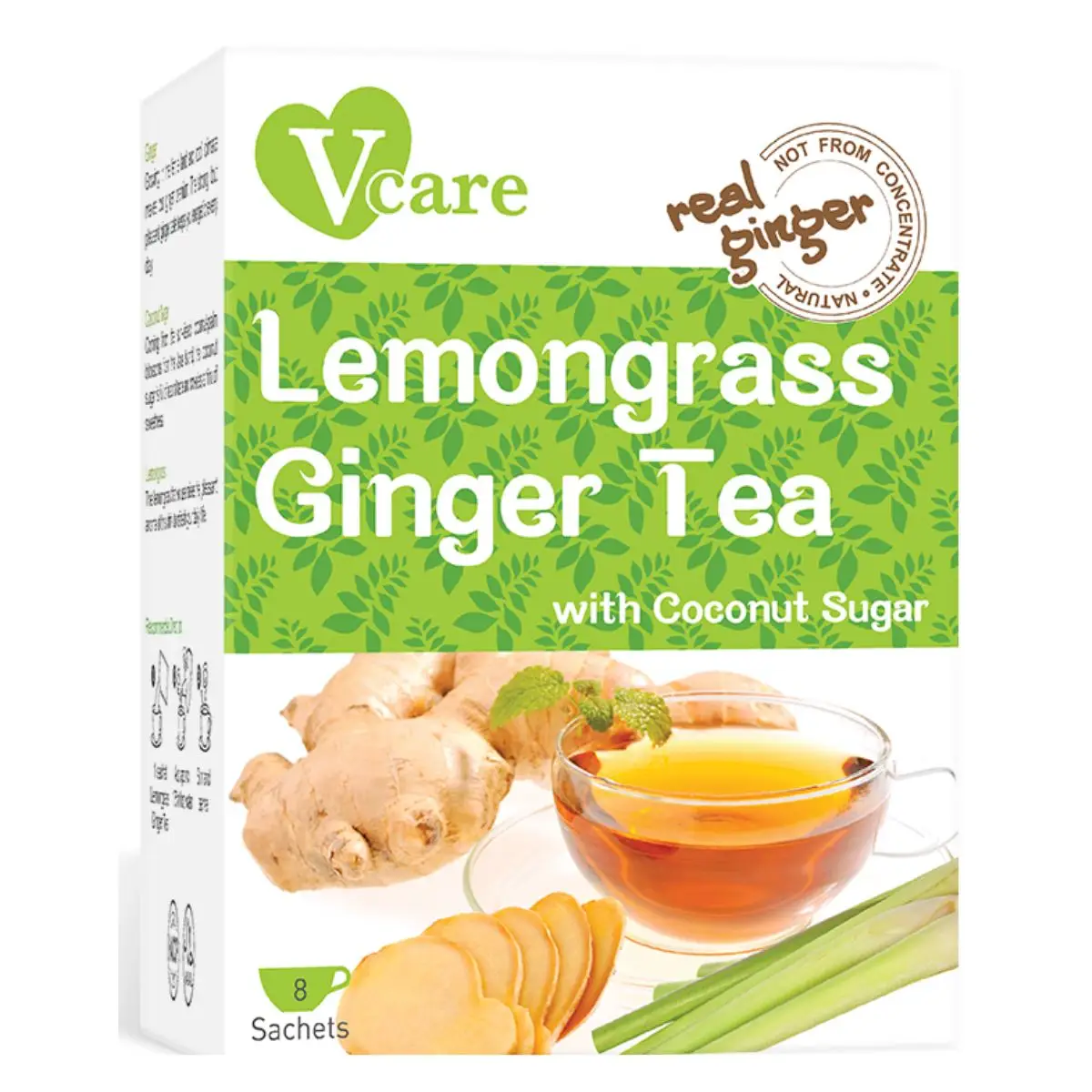 V-care Lemongrass Ginger Tea 8pcs