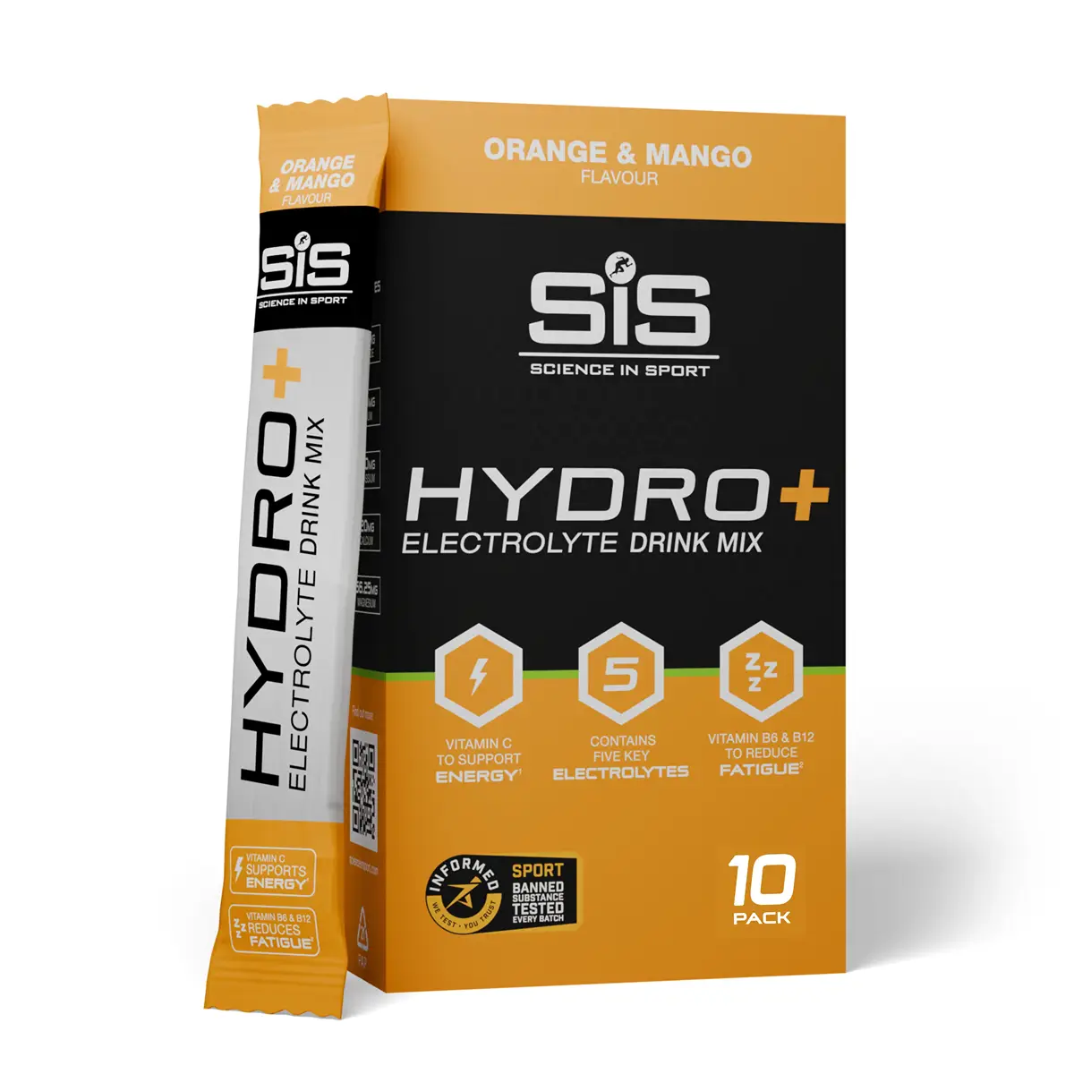 SIS Hydro+ Electrolyte Powder (Orange & Mango) 4.3g x 10pcs