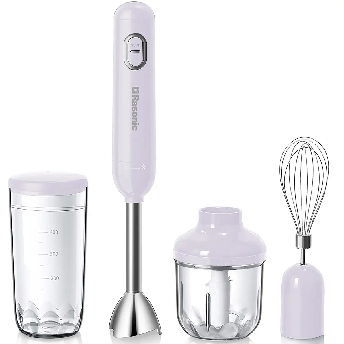 Rasonic 4-in-1 USB Handheld Blender (Violet) (Home Delivery Only)