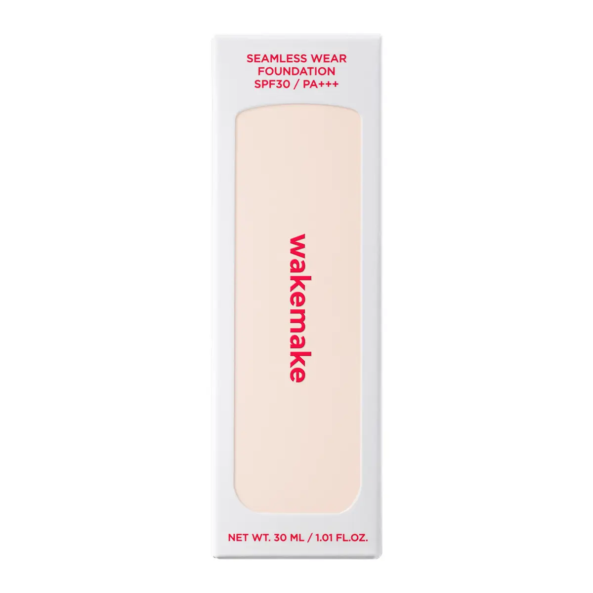 WAKEMAKE Seamless Wear Foundation SPF30 PA+++ (21N Vanilla) 30ml