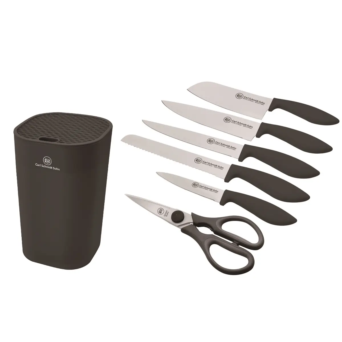 Carl Schmidt Sohn 7pcs Knife Block Set 1 Set