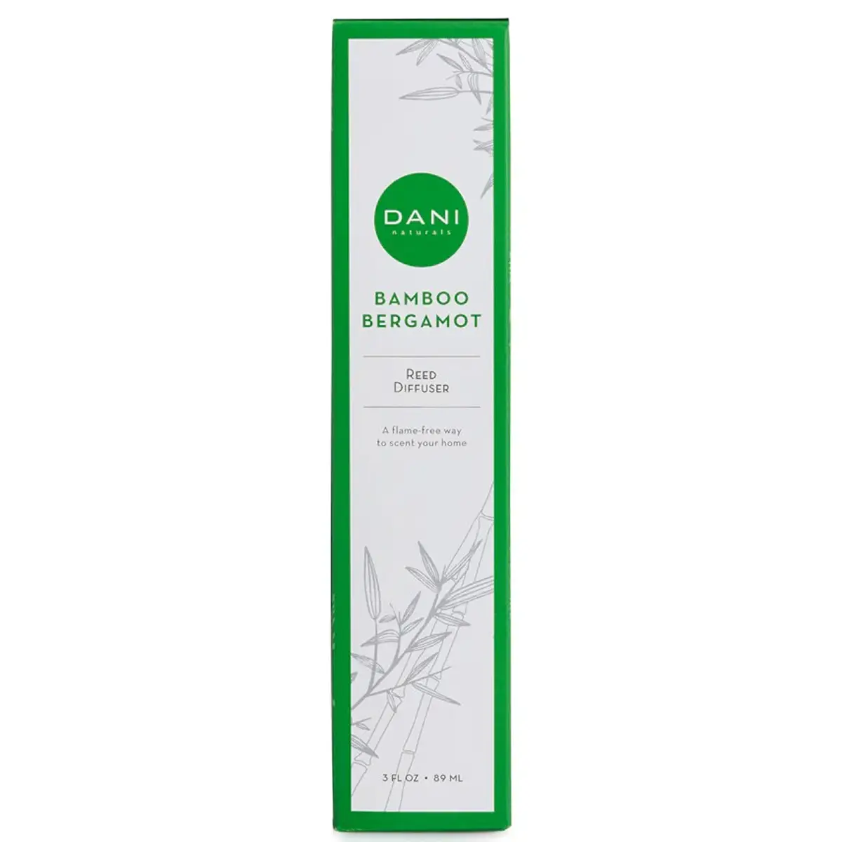 Dani Natural Bamboo Bergamot Reed Diffuser 89ml