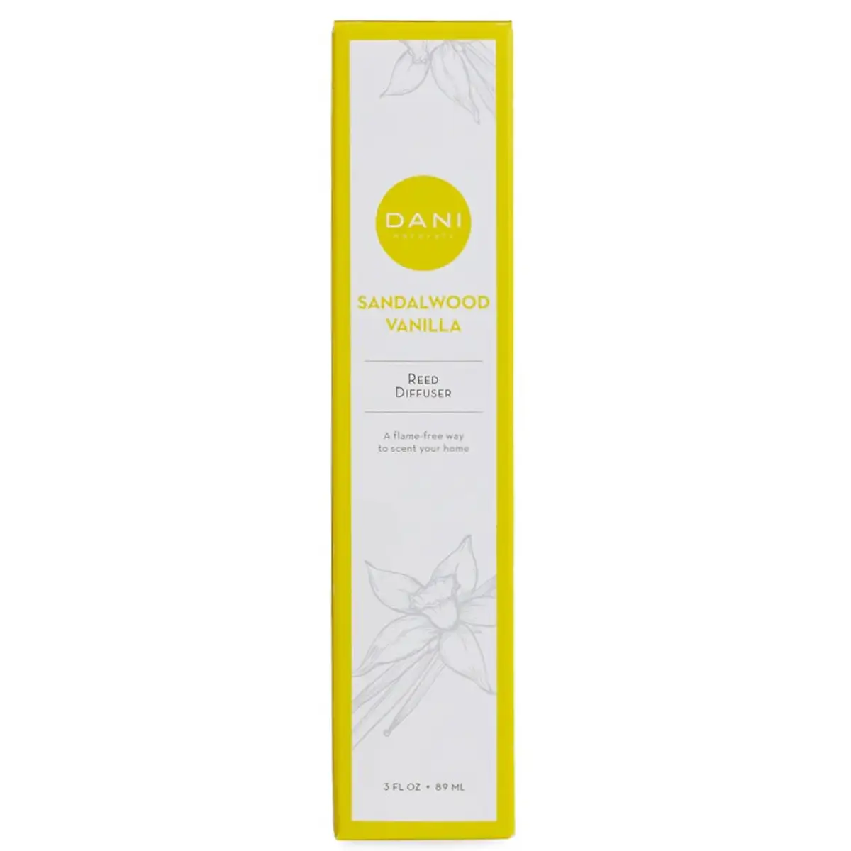 DANI Naturals Sandalwood Vanilla Reed Diffuser 89ml