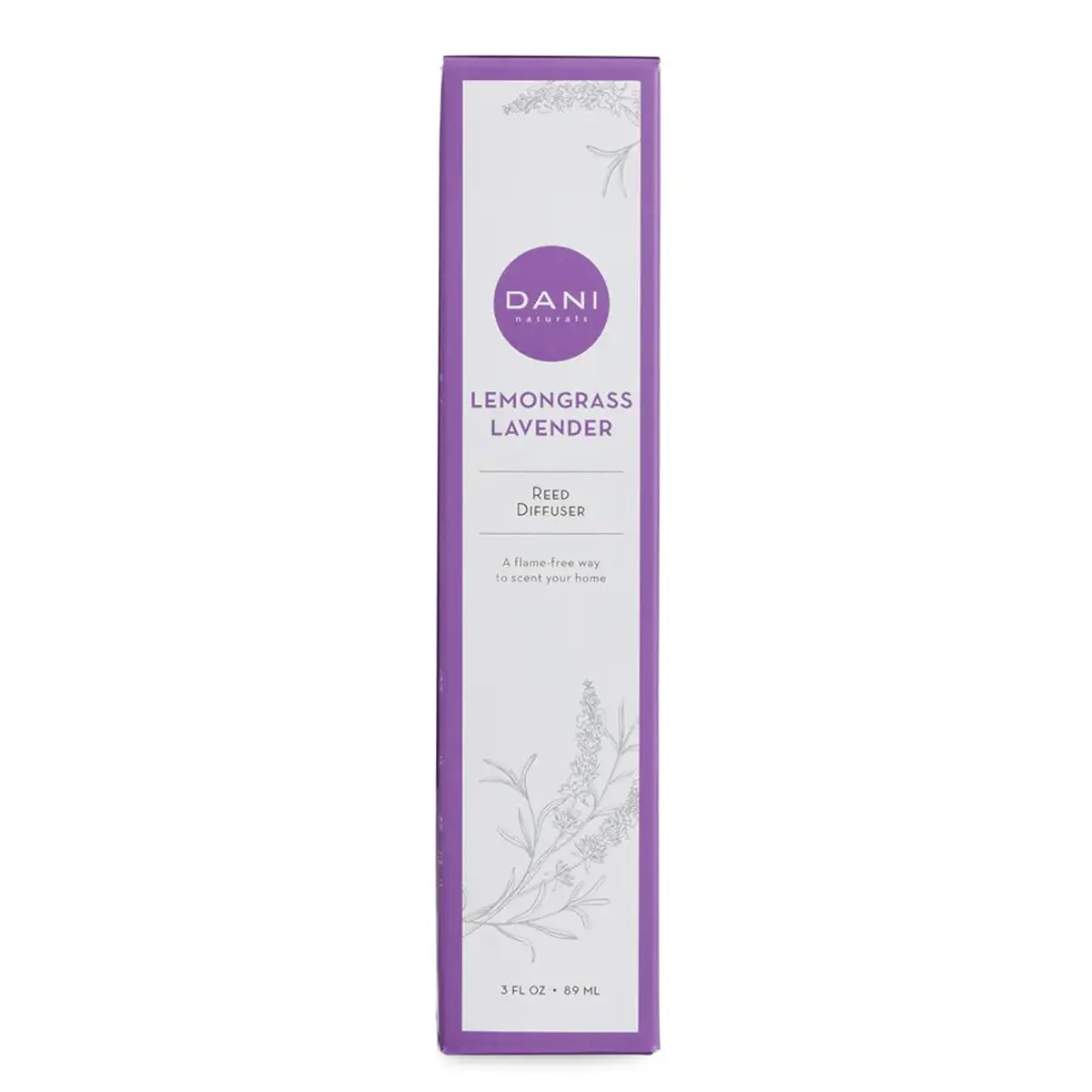 DANI Naturals Lemongrass Lavender Reed Diffuser 89ml