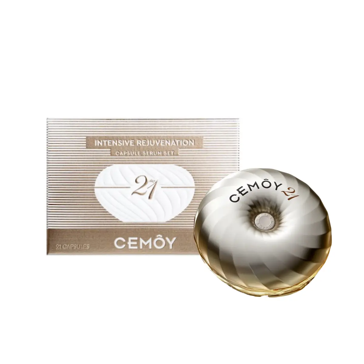 Cemoy 21 Day Intensive Rejuvenation Capsule Serum Set (0.4ml x 21pcs - Freebies)