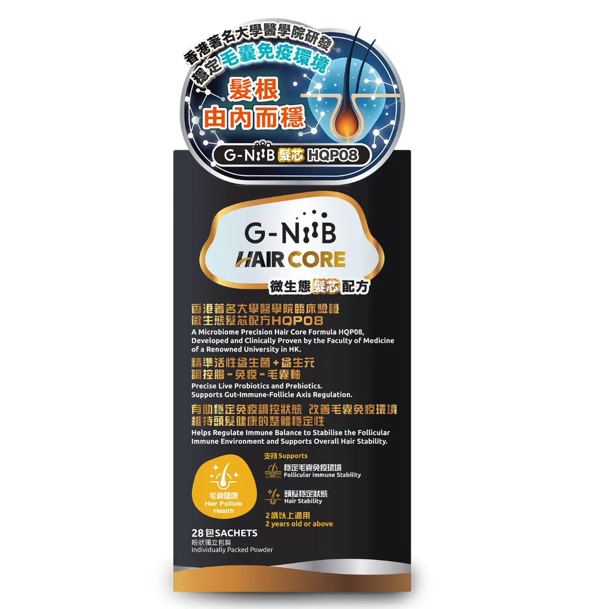 G-NiiB微生態髮芯配方HQP08 28包