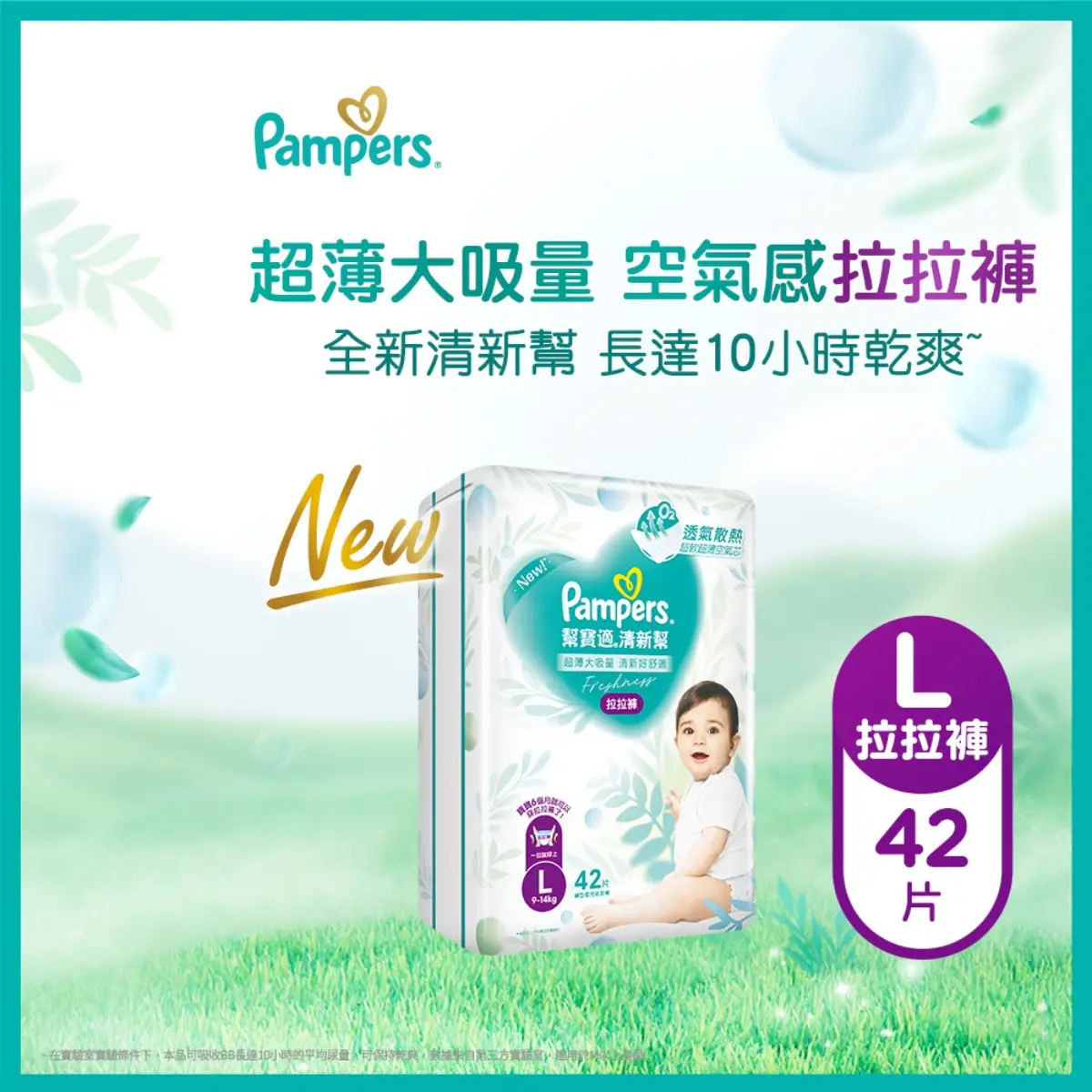 Pampers Superdry Pants LG 42pcs(Eugene Baby Expo Only)