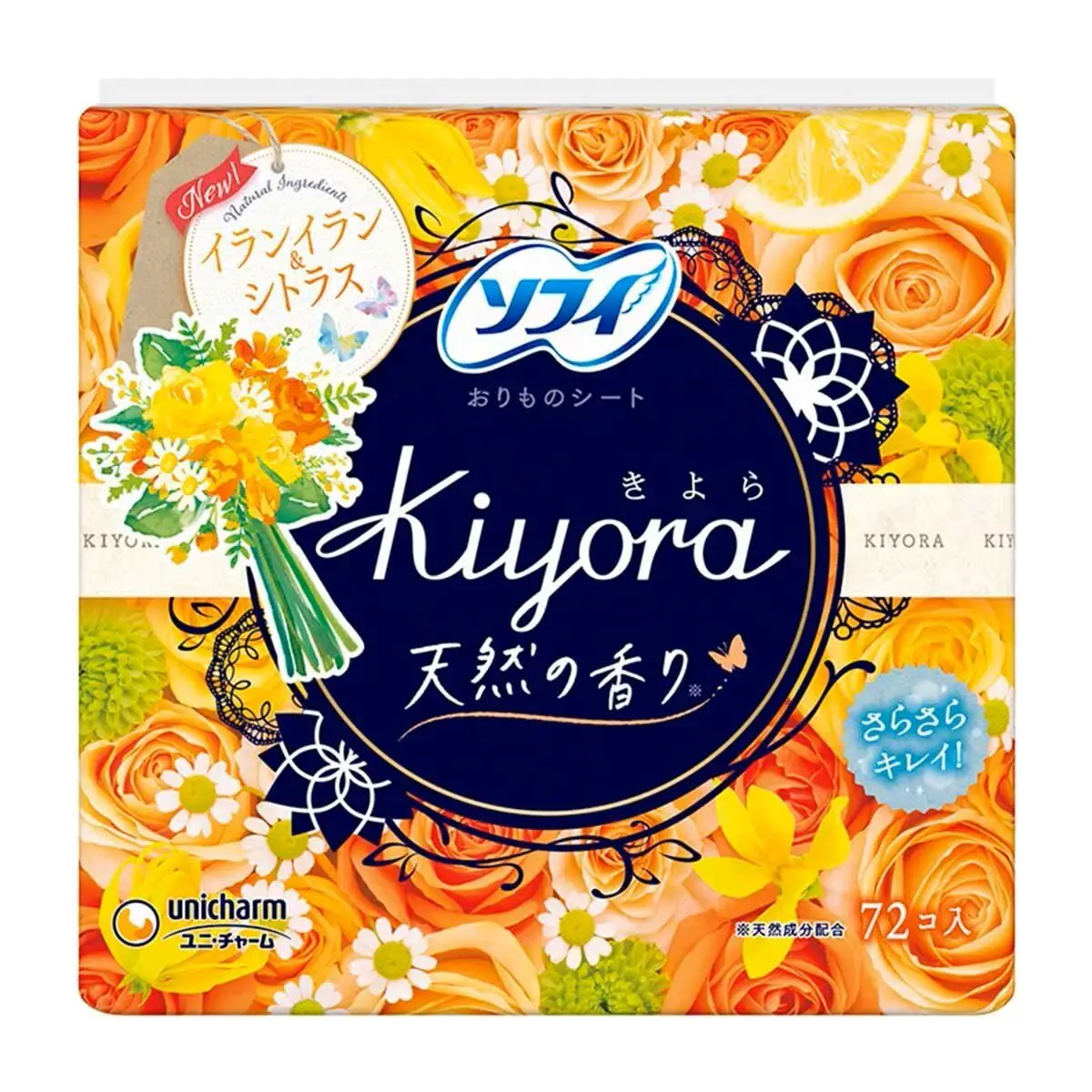 Sofy Kiyora Pantiliner (Floral & Citrus) 14Cm 72pcs