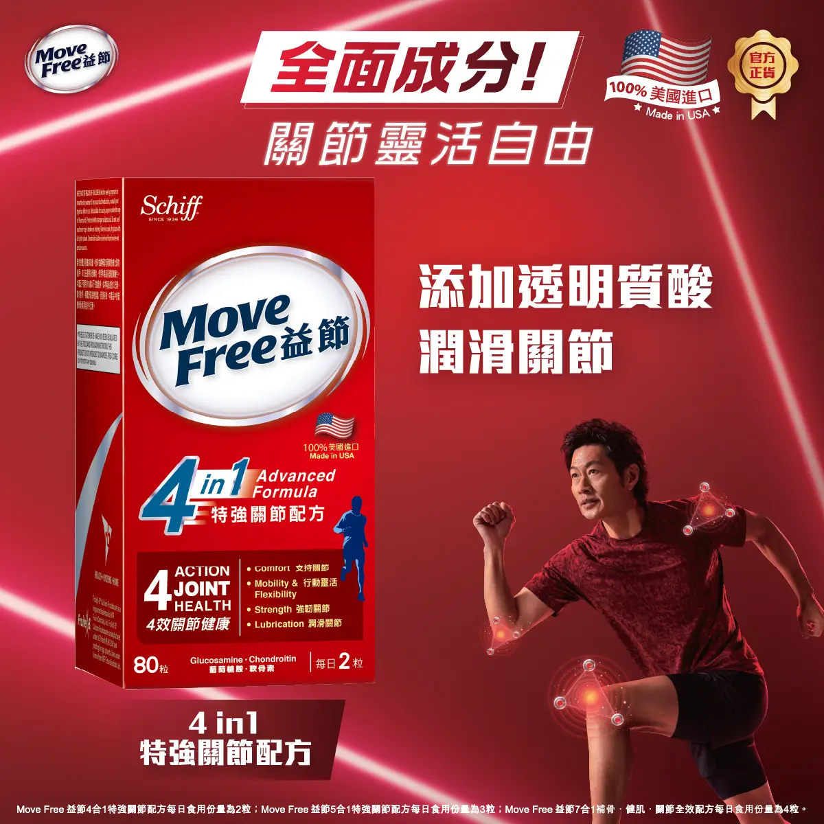 Move Free 4-in-1 Advanced 80s