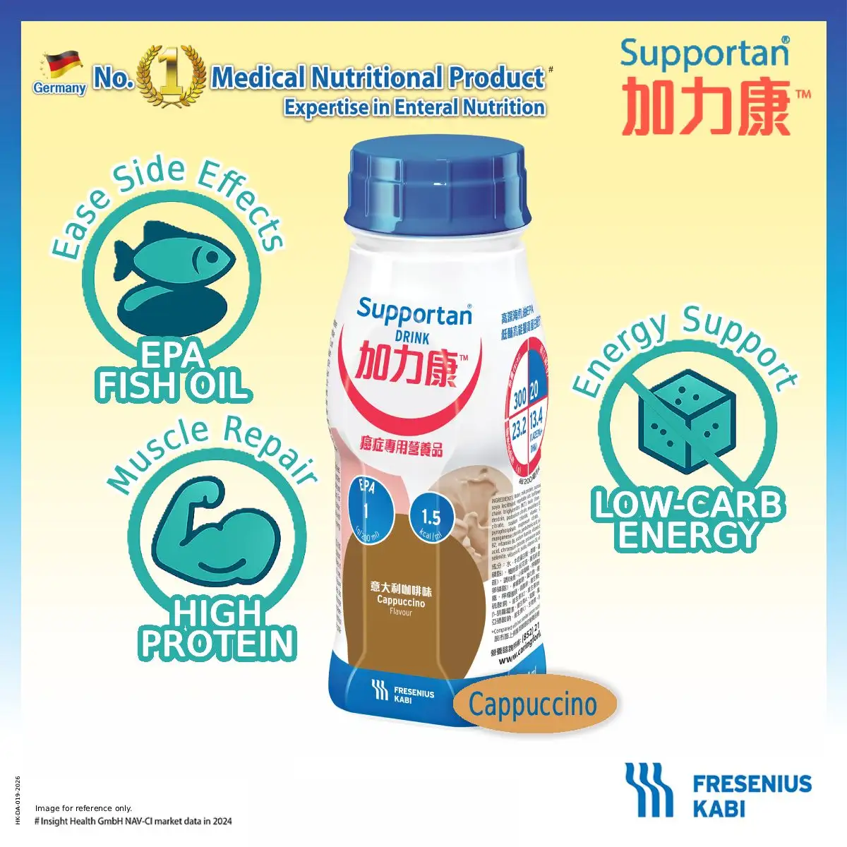 Supportan Drink (Cappuccino) 200ml x 4pcs