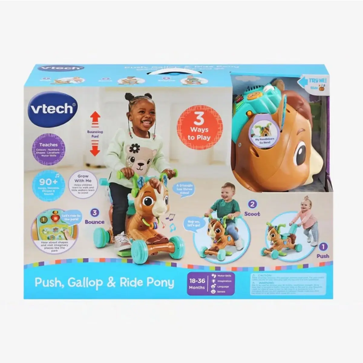 Vtech 4合1小馬滑行車1件 (荷花BB展限定)